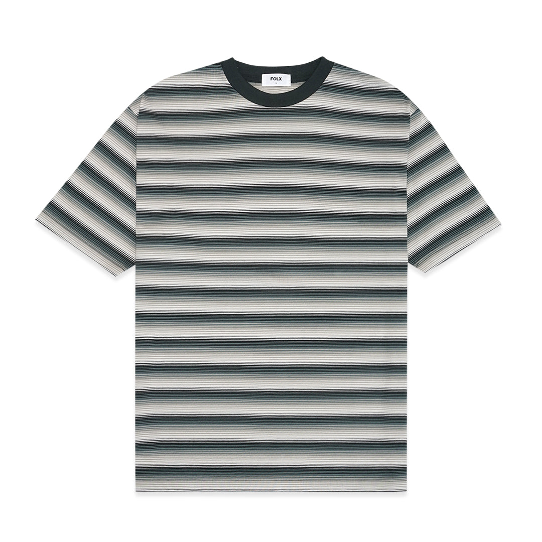 FOLX Oversized Gradient Stripes T-Shirt
