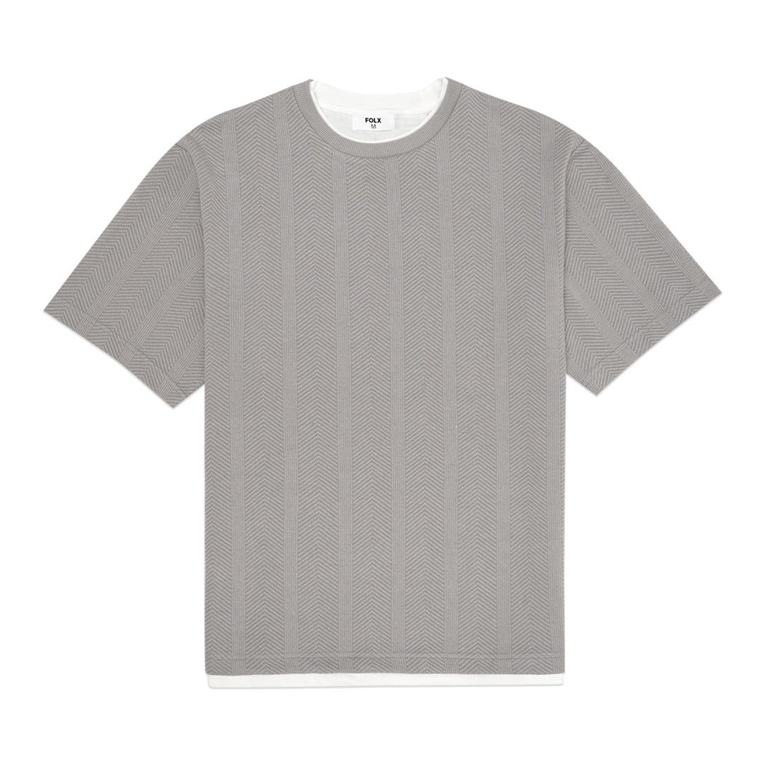 FOLX Arrow Textured T-Shirt