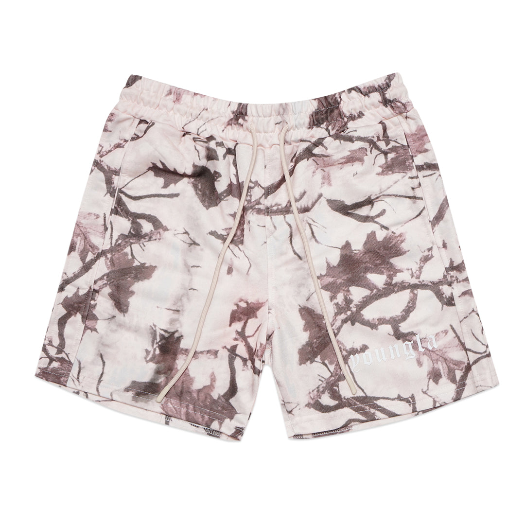 YoungLA Tree Camo Sweat Shorts