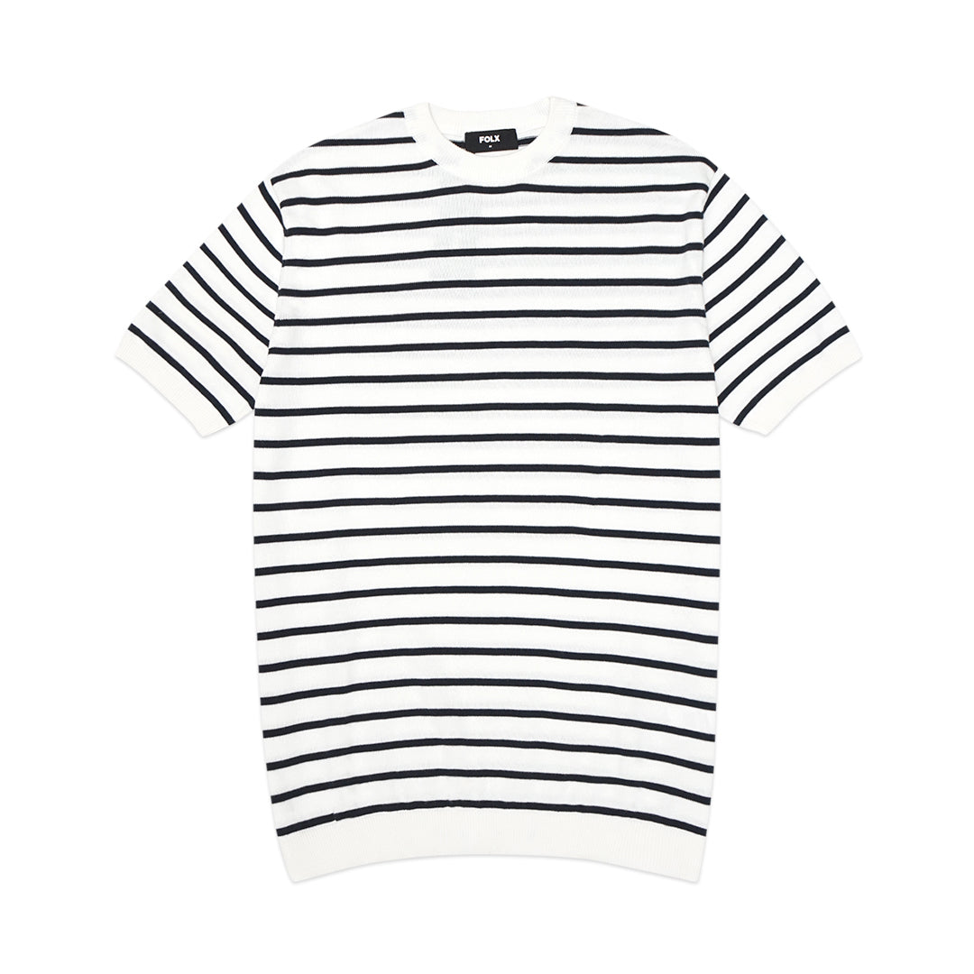 FOLX Stripes Knit T-Shirt