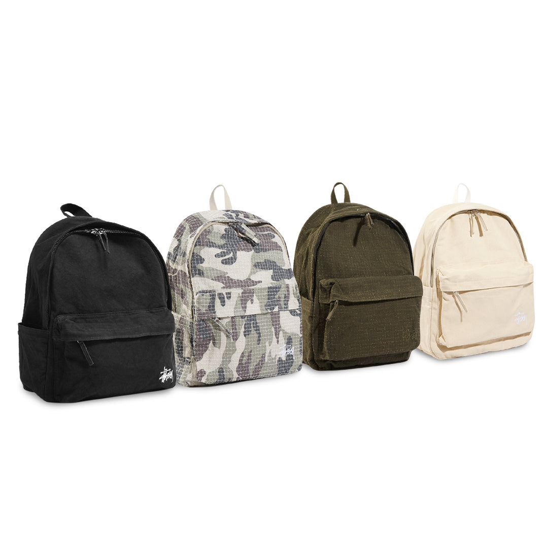 Stussy Logo Canvas Backpack – SANGKIL