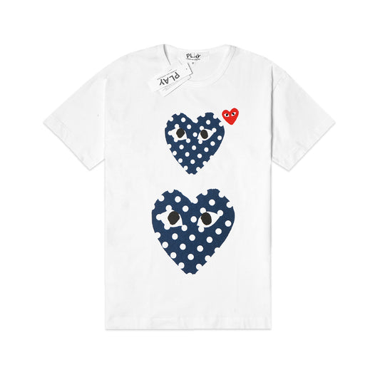 CDG Play Double Polkadot T-Shirt