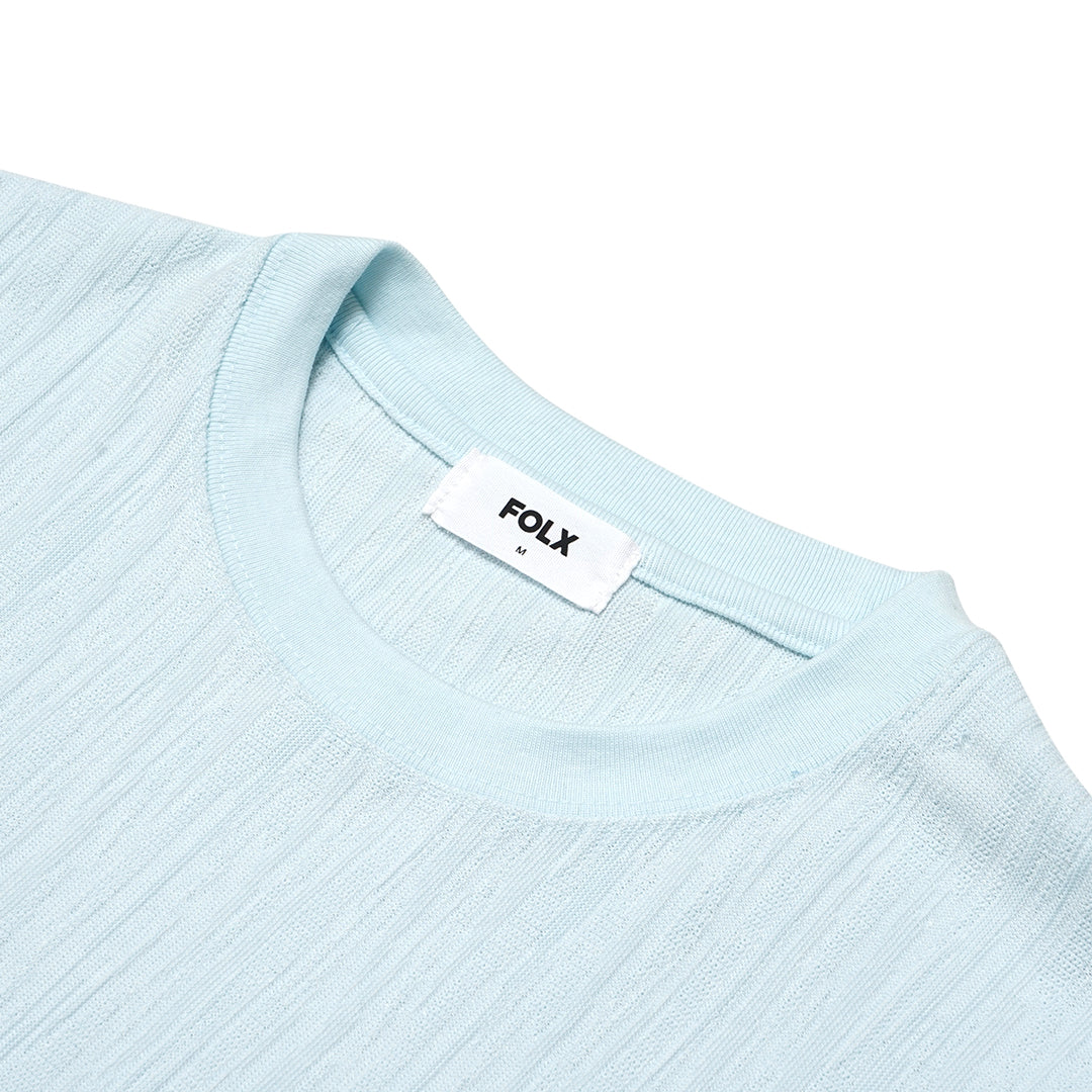 FOLX Vertical Textured T-Shirt