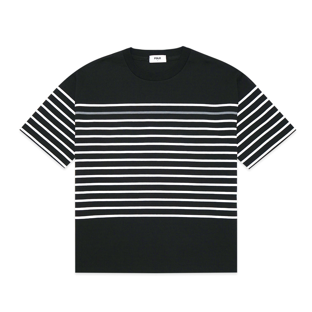FOLX Multi Horizontal Stripes T-Shirt