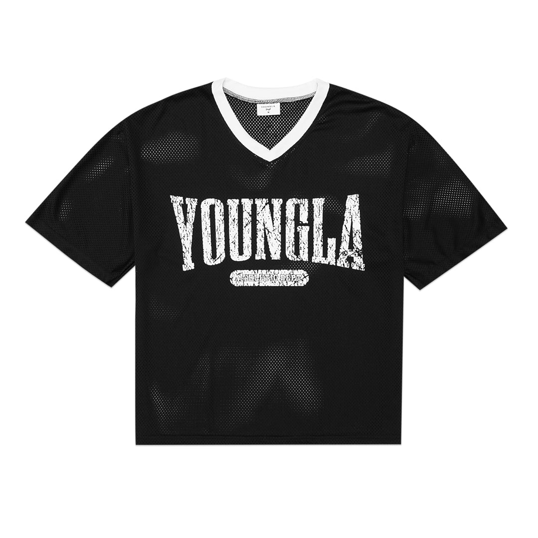 YOUNGLA Varsity Football Jersey T-Shirt