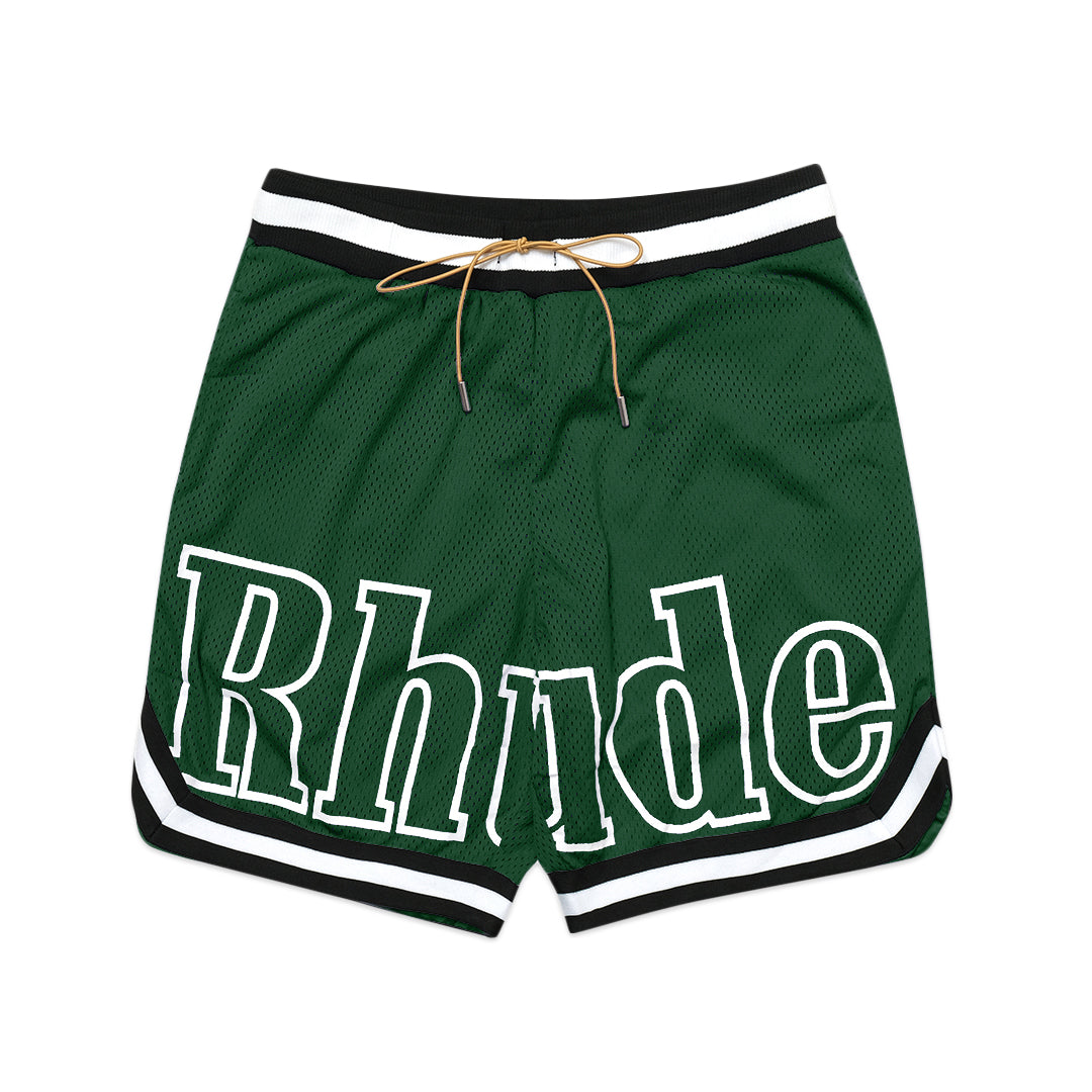 Rhude Court Logo Basketball Shorts
