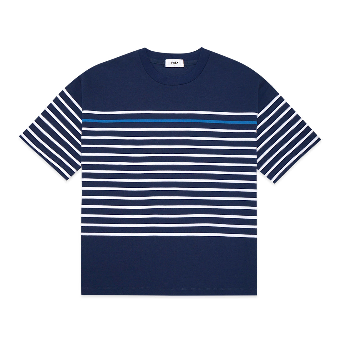 FOLX Multi Horizontal Stripes T-Shirt
