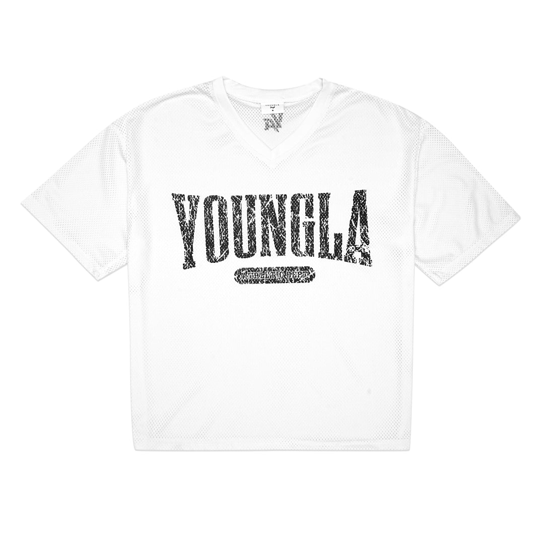 YOUNGLA Varsity Football Jersey T-Shirt
