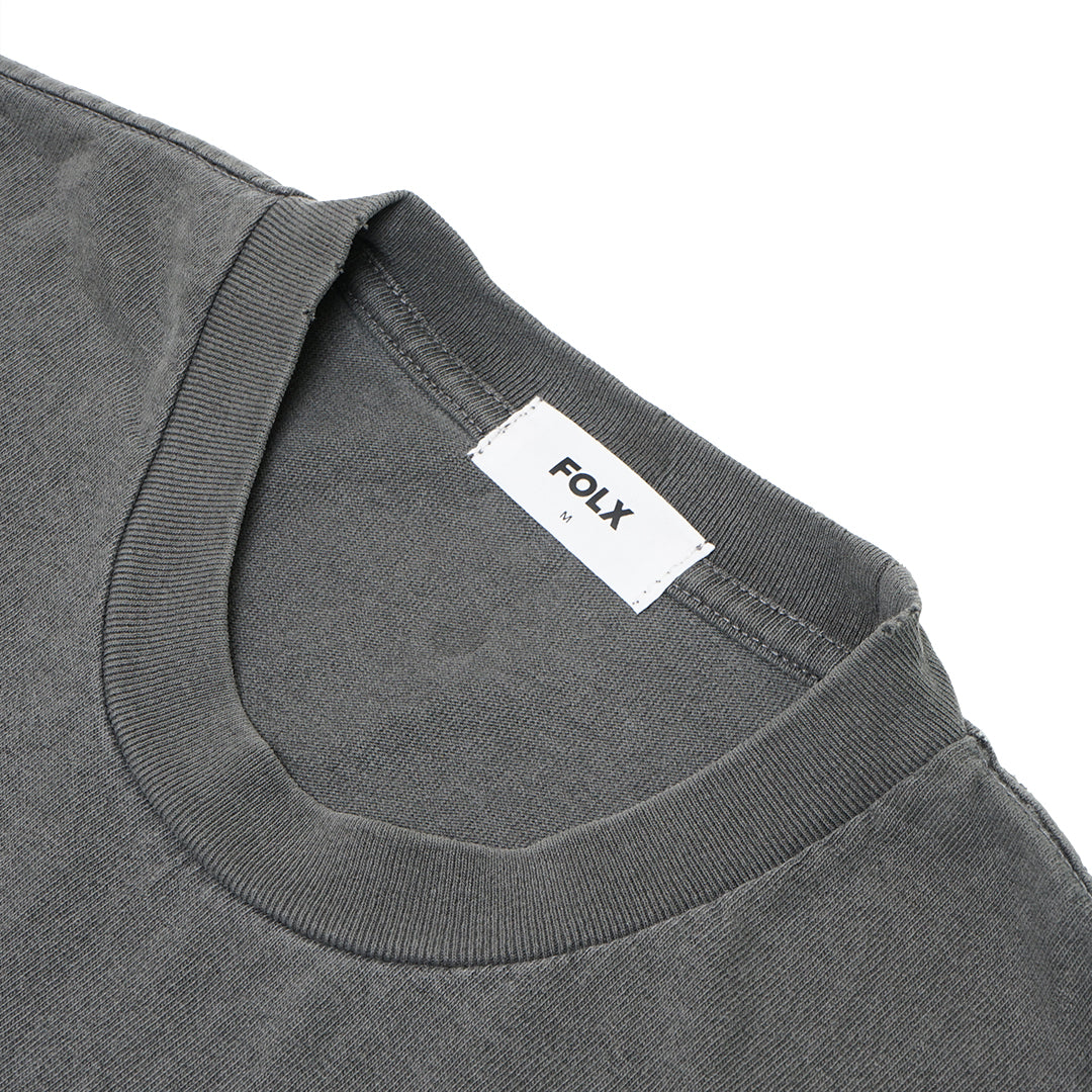FOLX Oversized Ripped Tubular Pocket T-Shirt