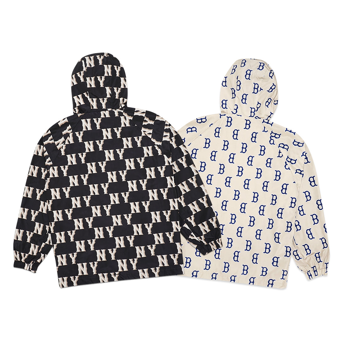 M7B Rubber Logo Monogram Windbreaker Jacket