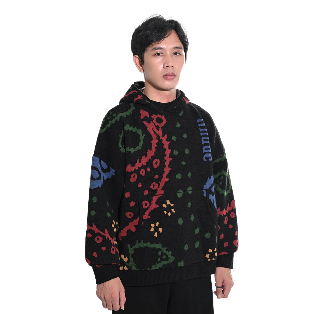 Rhude Knit Multi Paisley Hoodie