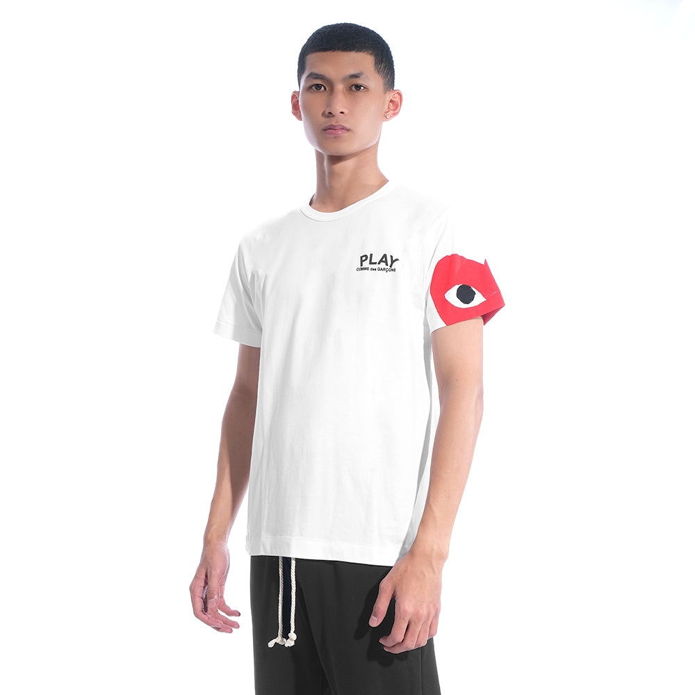 CDG Play Arm Half Heart T-Shirt