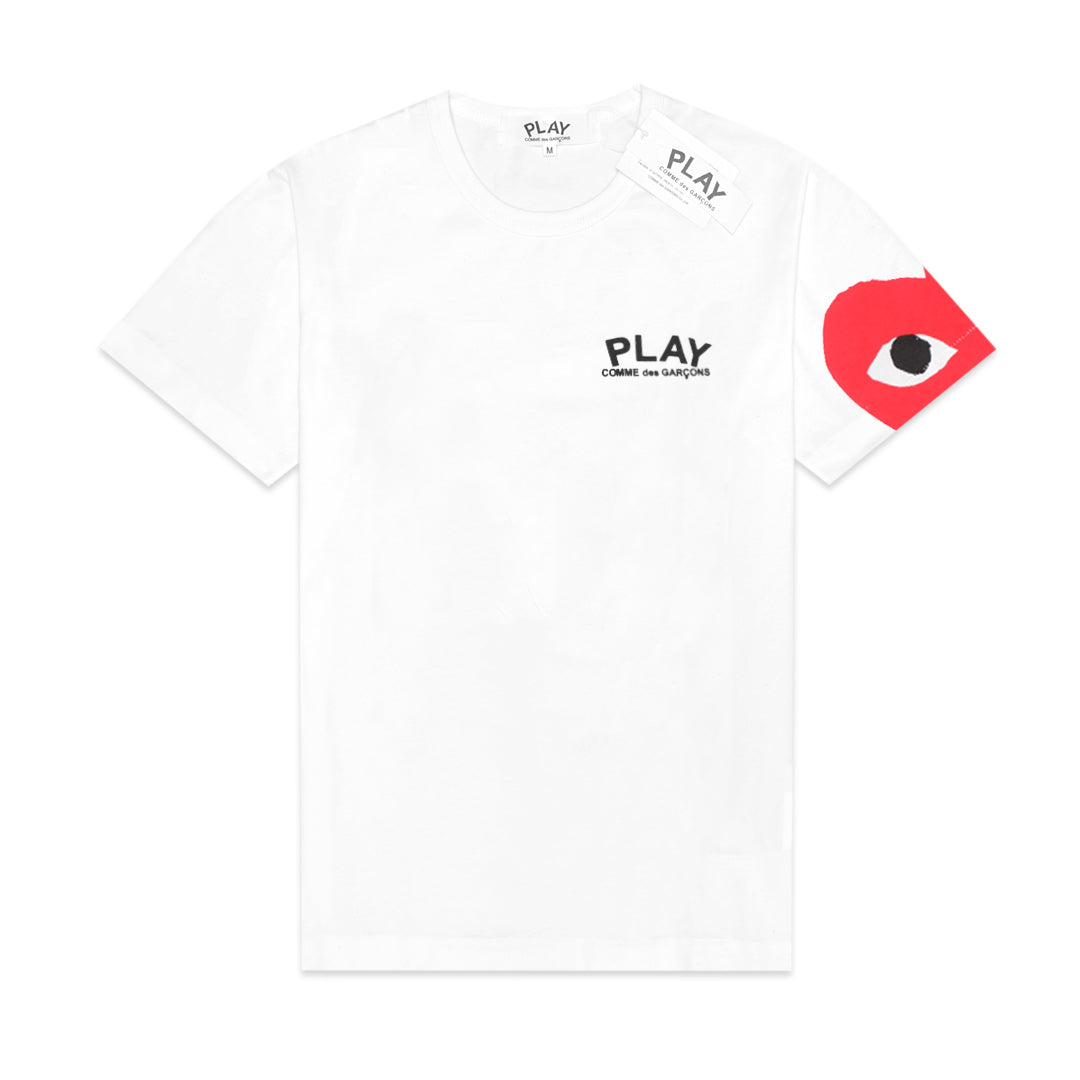 CDG Play Arm Half Heart T-Shirt