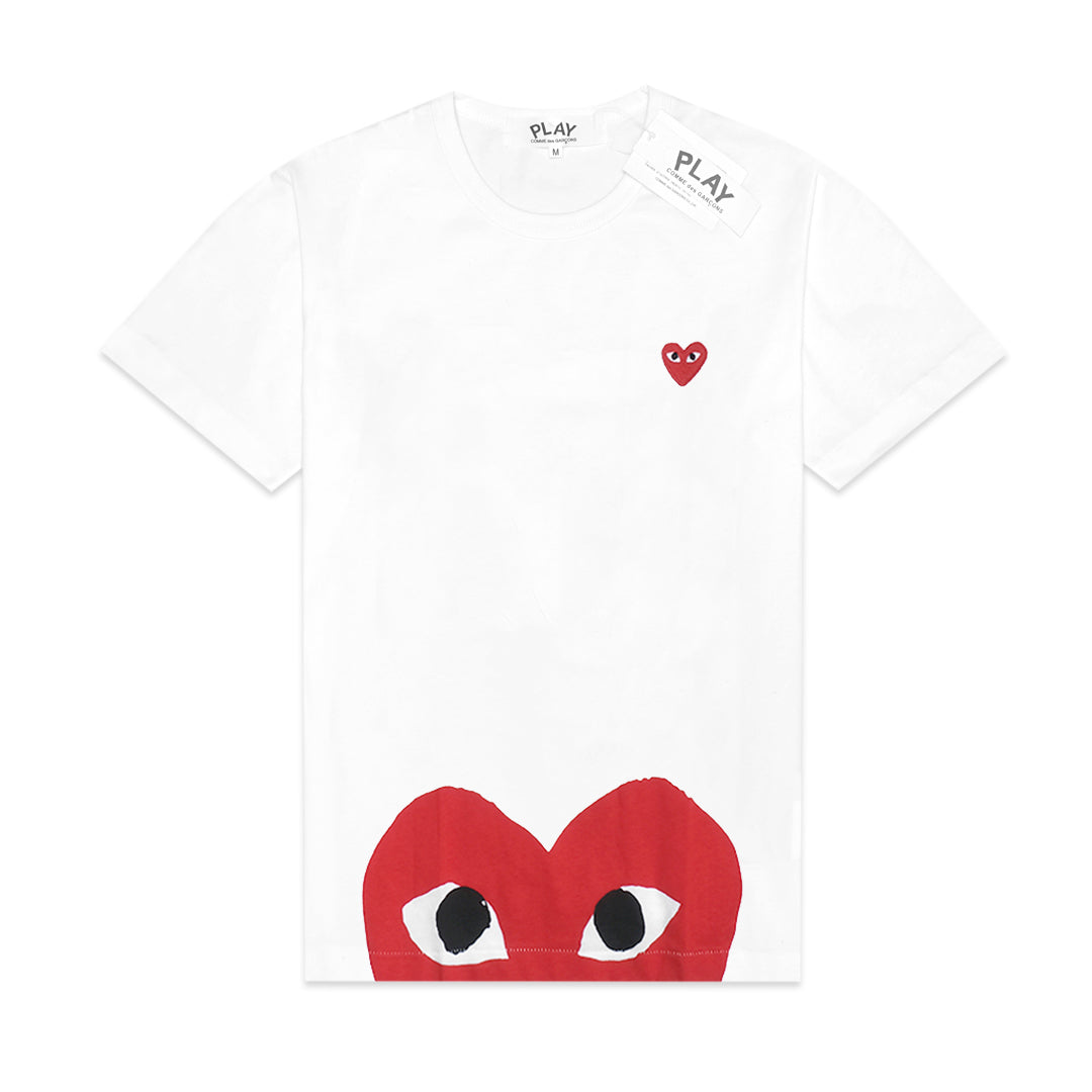 CDG Play Bottom Half Heart T-Shirt