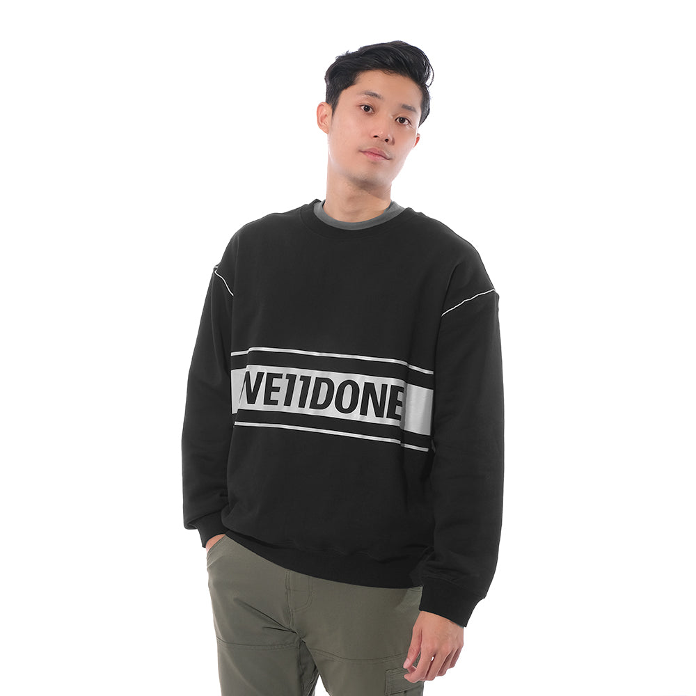 We11done Reflective Logo Sweatshirt