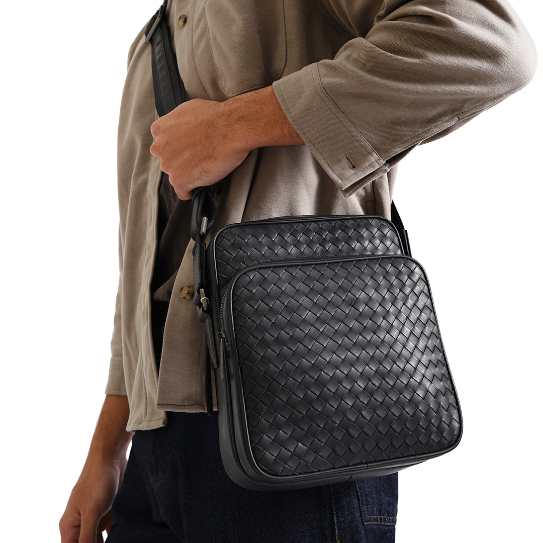 FOLX Intrecciato Reporter Bag