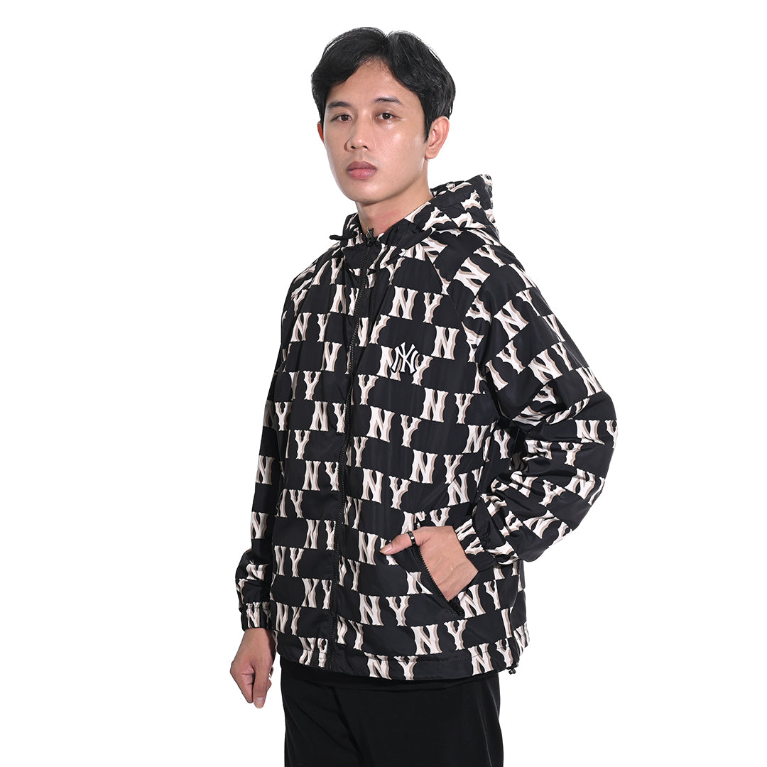M7B Rubber Logo Monogram Windbreaker Jacket