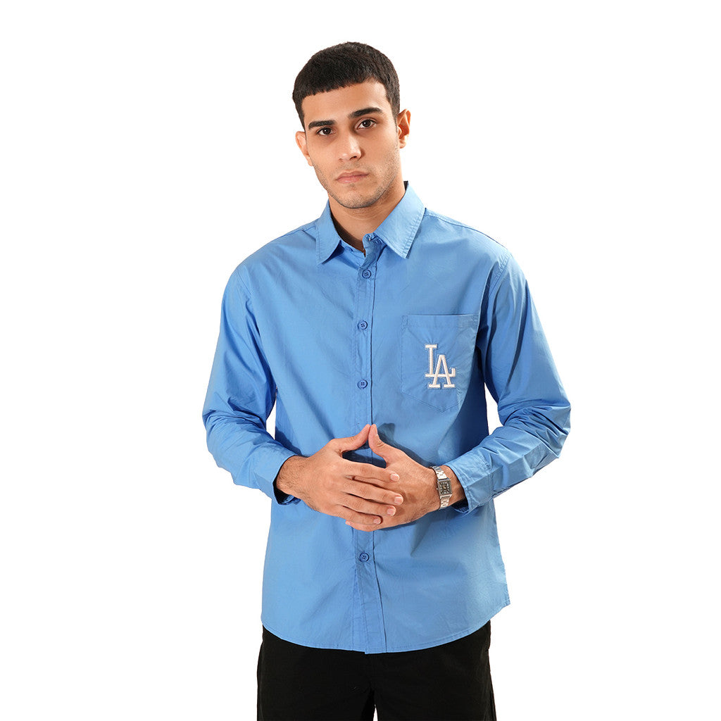 M7B Classic Monogram Big Logo Long Sleeve Shirt