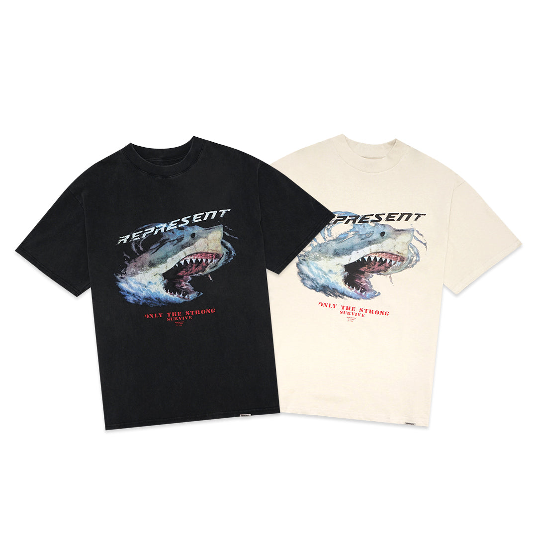 Represent Only The Strong Survive Shark T-Shirt