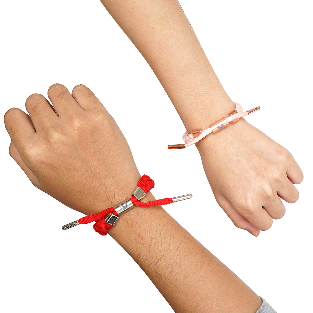 Rastaclat I Love U Braided Couple Bracelet Set