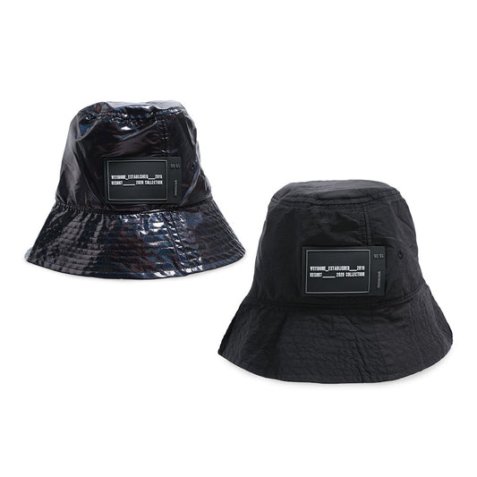 We11done Logo Rubber Patch Bucket Hat