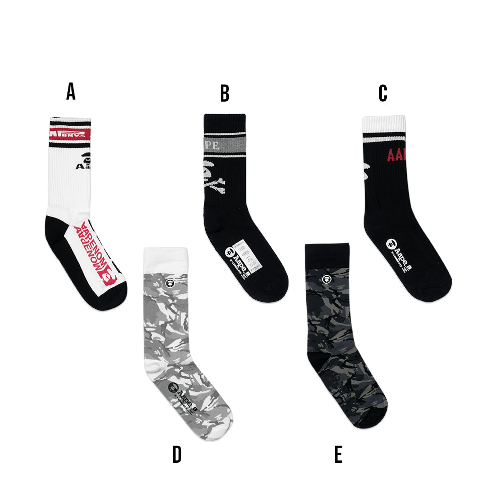Aape by A Bathing Mid Socks