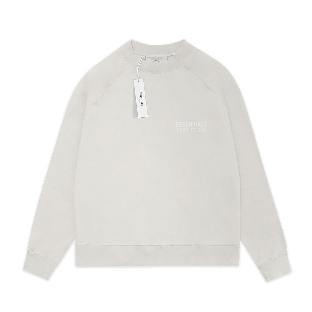 FOG Essentials Solid Velvet Text Sweatshirt