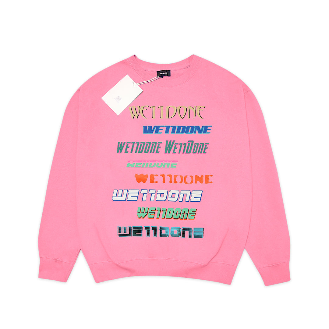 We11done Multi Logo Sweatshirt