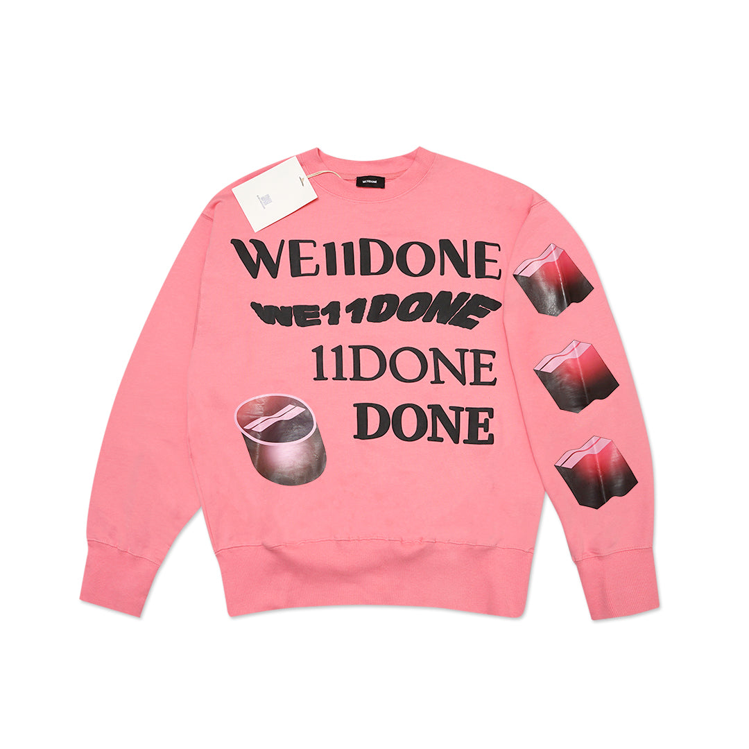 We11done Puff Logo Sweatshirt