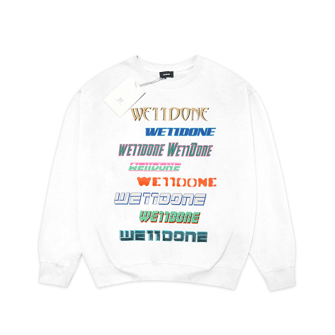 We11done Multi Logo Sweatshirt