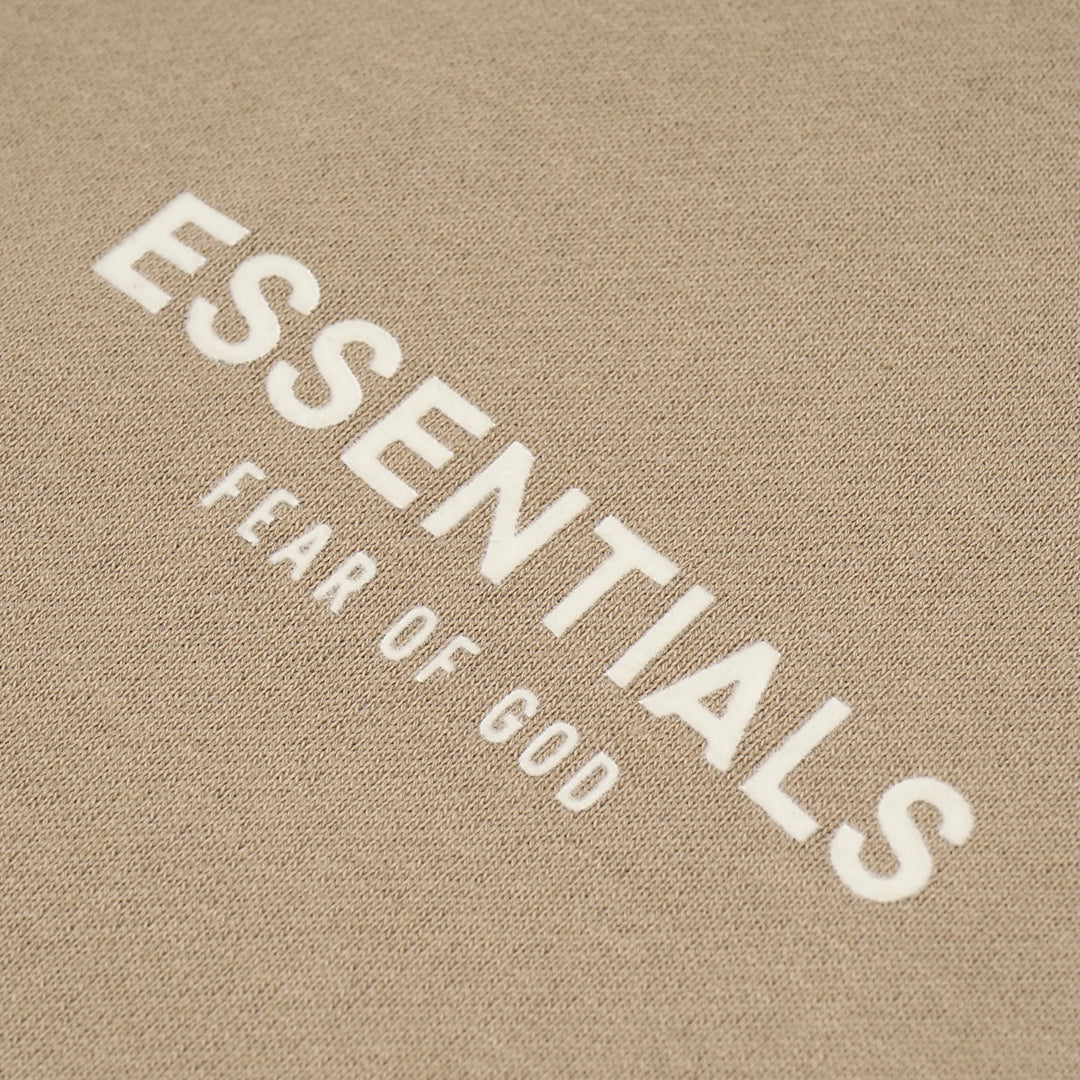 FOG Essentials Center Velvet Text Hoodie