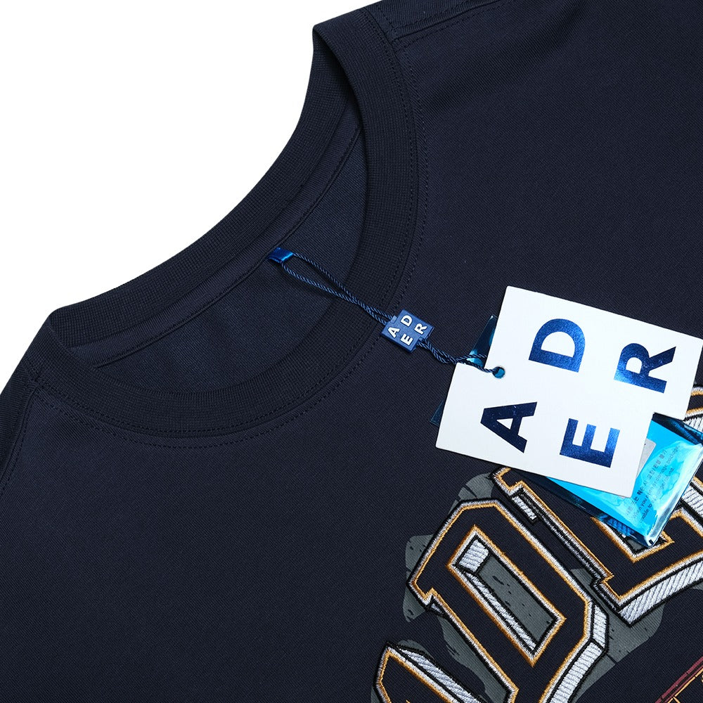 Ader Error Stoutch T-Shirt Navy