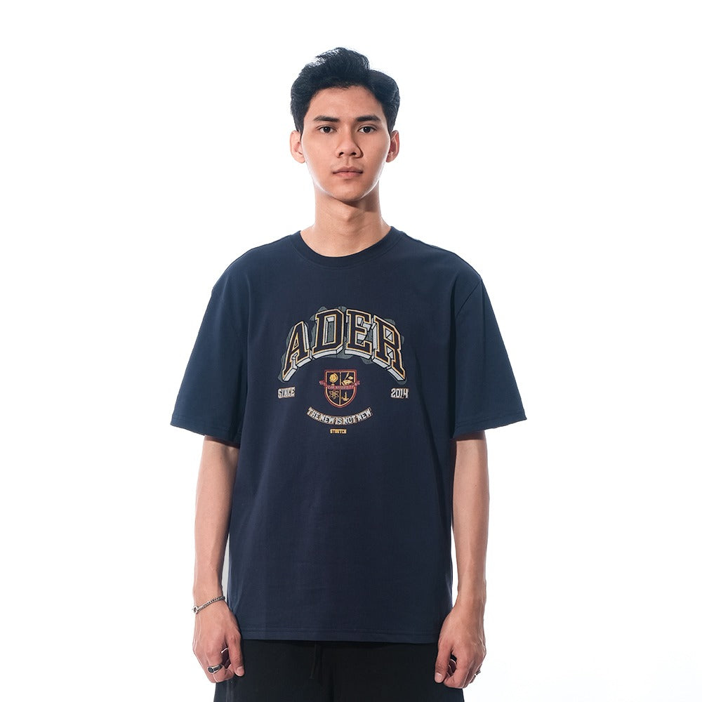 Ader Error Stoutch T-Shirt Navy
