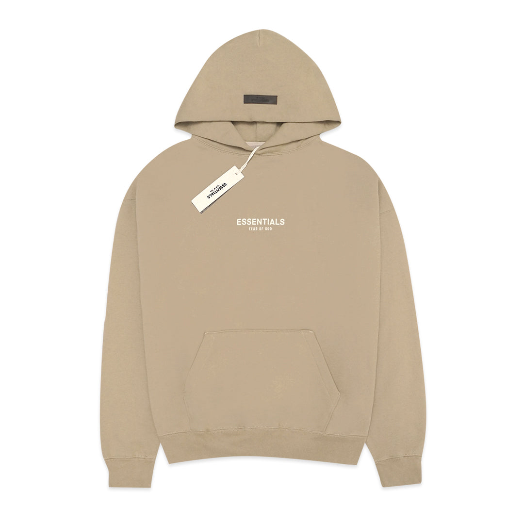 FOG Essentials Center Velvet Text Hoodie