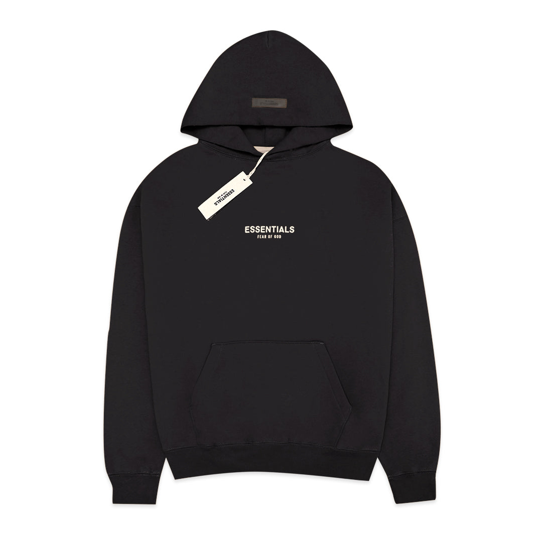 FOG Essentials Center Velvet Text Hoodie