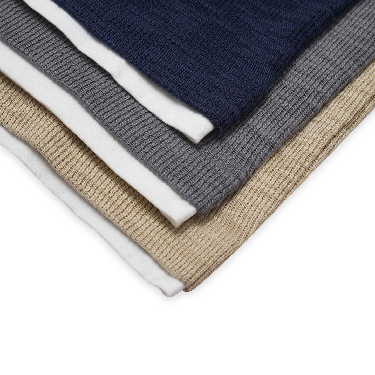 FOLX U Collar Faux Layered Long Sleeve T-Shirt