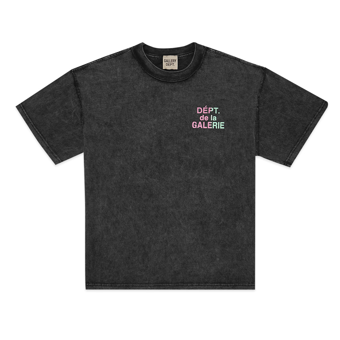 Gallery Dept Pink Green Gradient T-Shirt