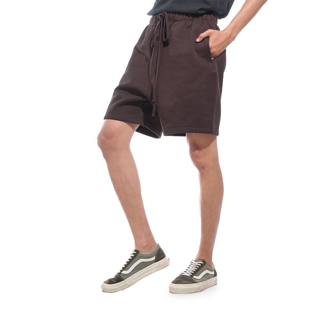 FOG Essentials Solid Rubber Text Shorts