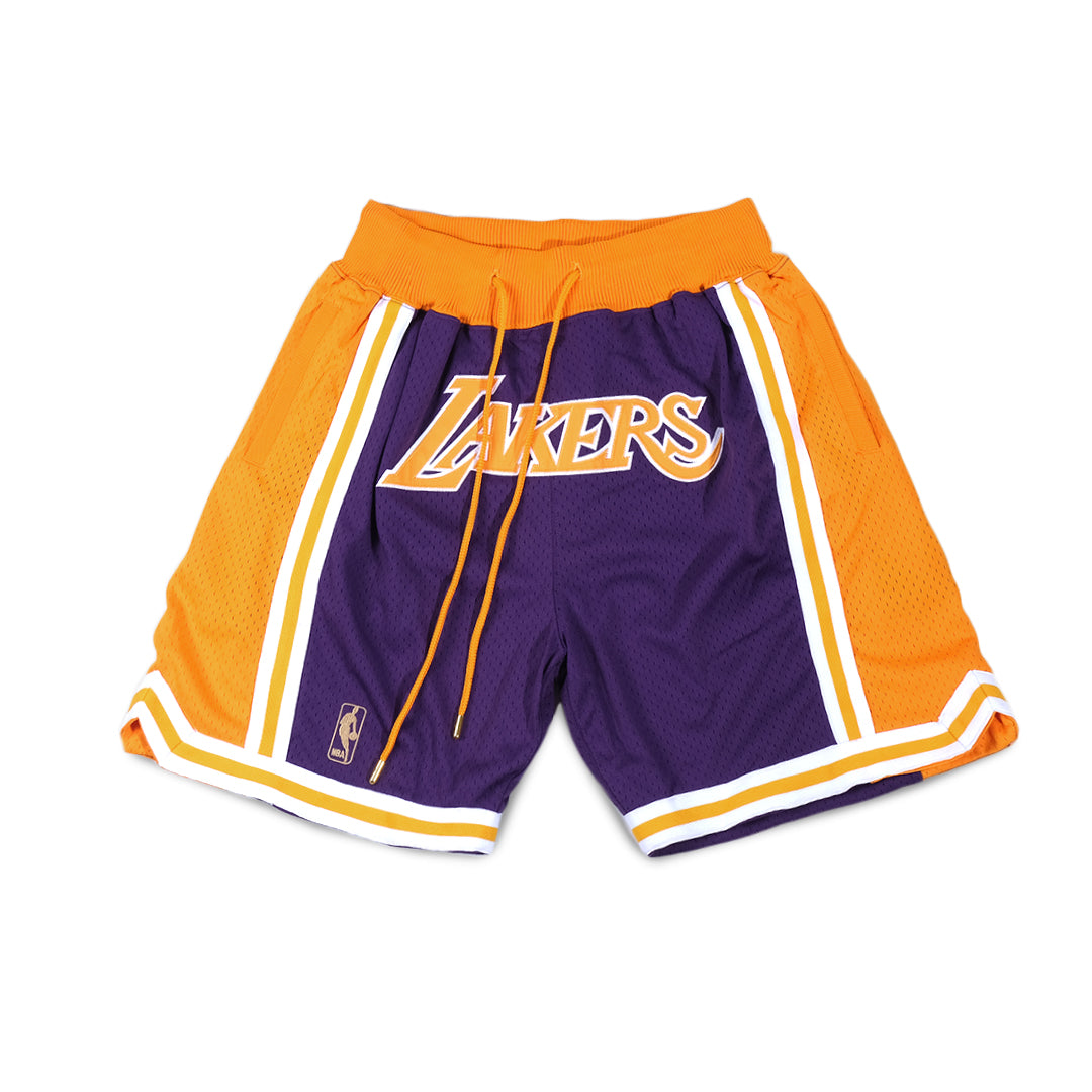 Just Don Shorts Los Angeles Lakers Road 1996