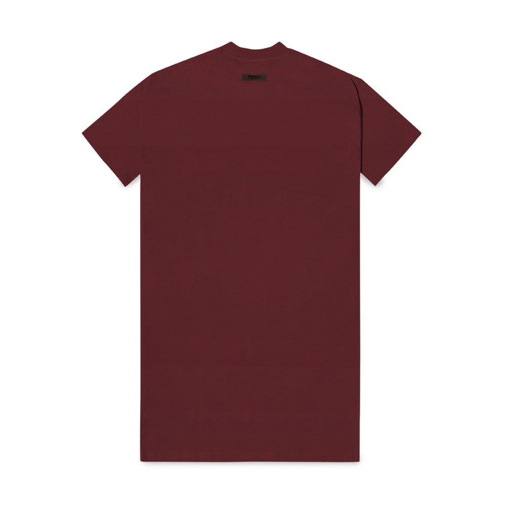 FOG Essentials T-Shirt Dress Maroon