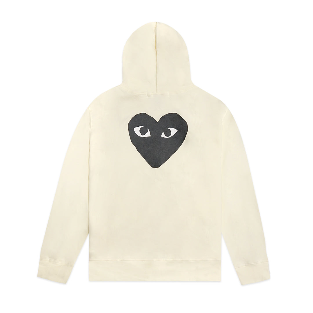 CDG Play Big Heart Zip-Up Hoodie
