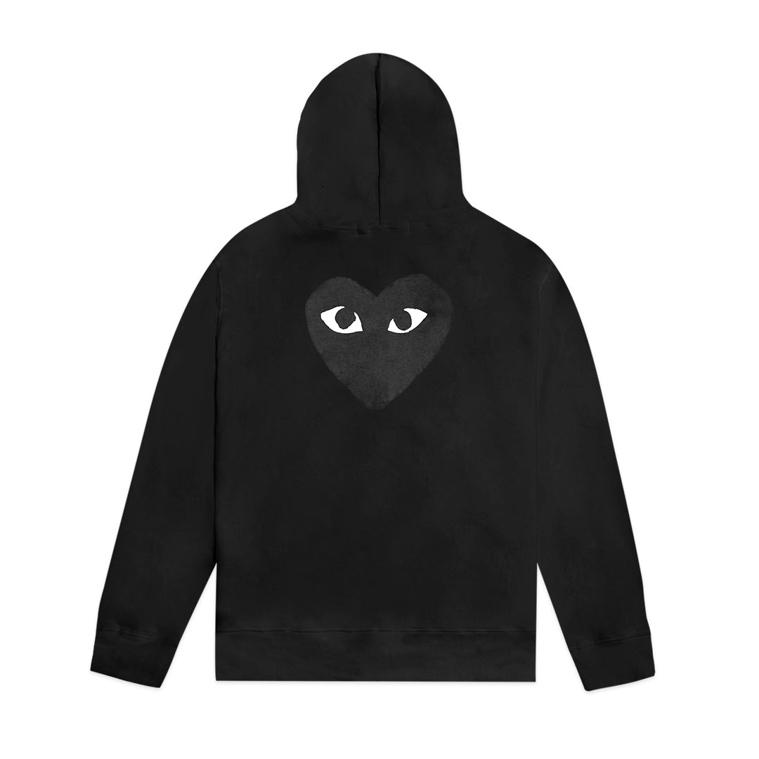 CDG Play Big Heart Zip-Up Hoodie