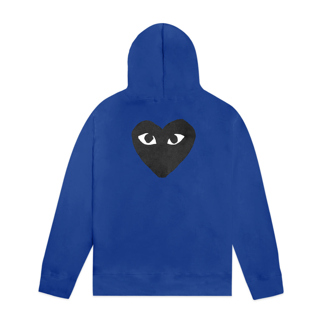 CDG Play Big Heart Zip-Up Hoodie