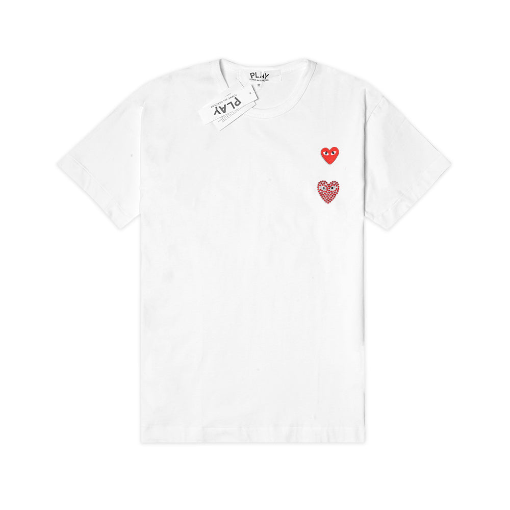 CDG Play Heart Beads T-Shirt