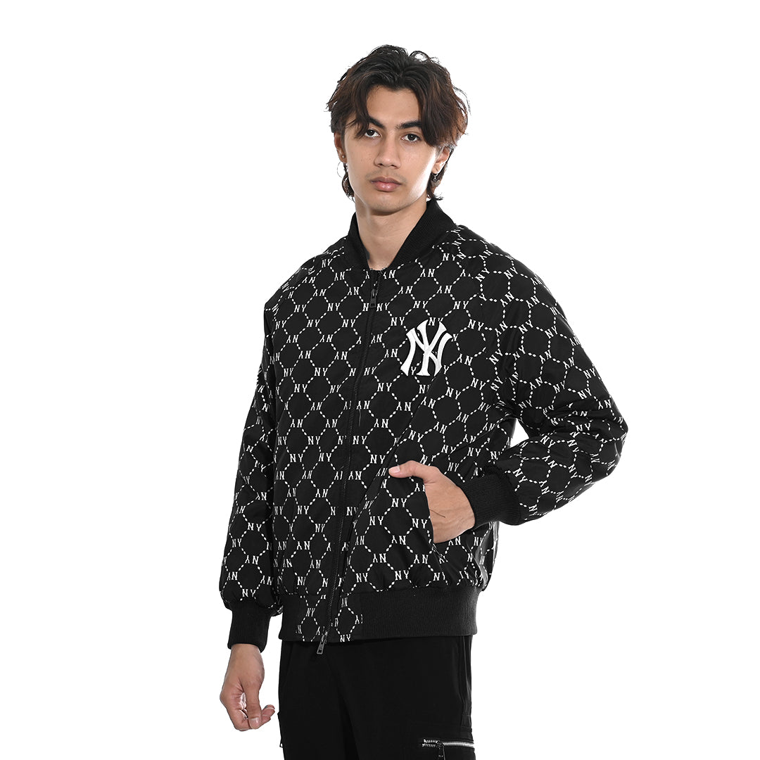 M7B Monogram Diamond Padded Bomber Jacket