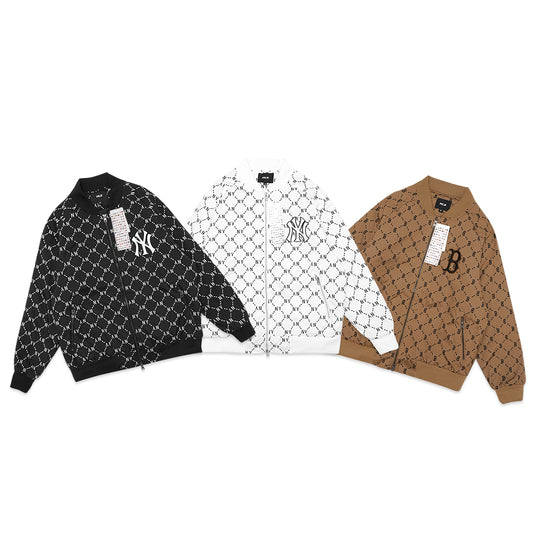 M7B Monogram Diamond Padded Bomber Jacket