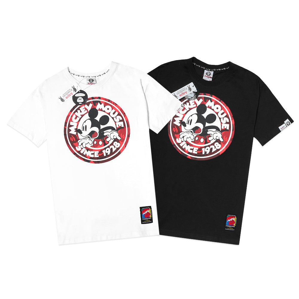 AAPE X DSNY Circle Mickey T-Shirt