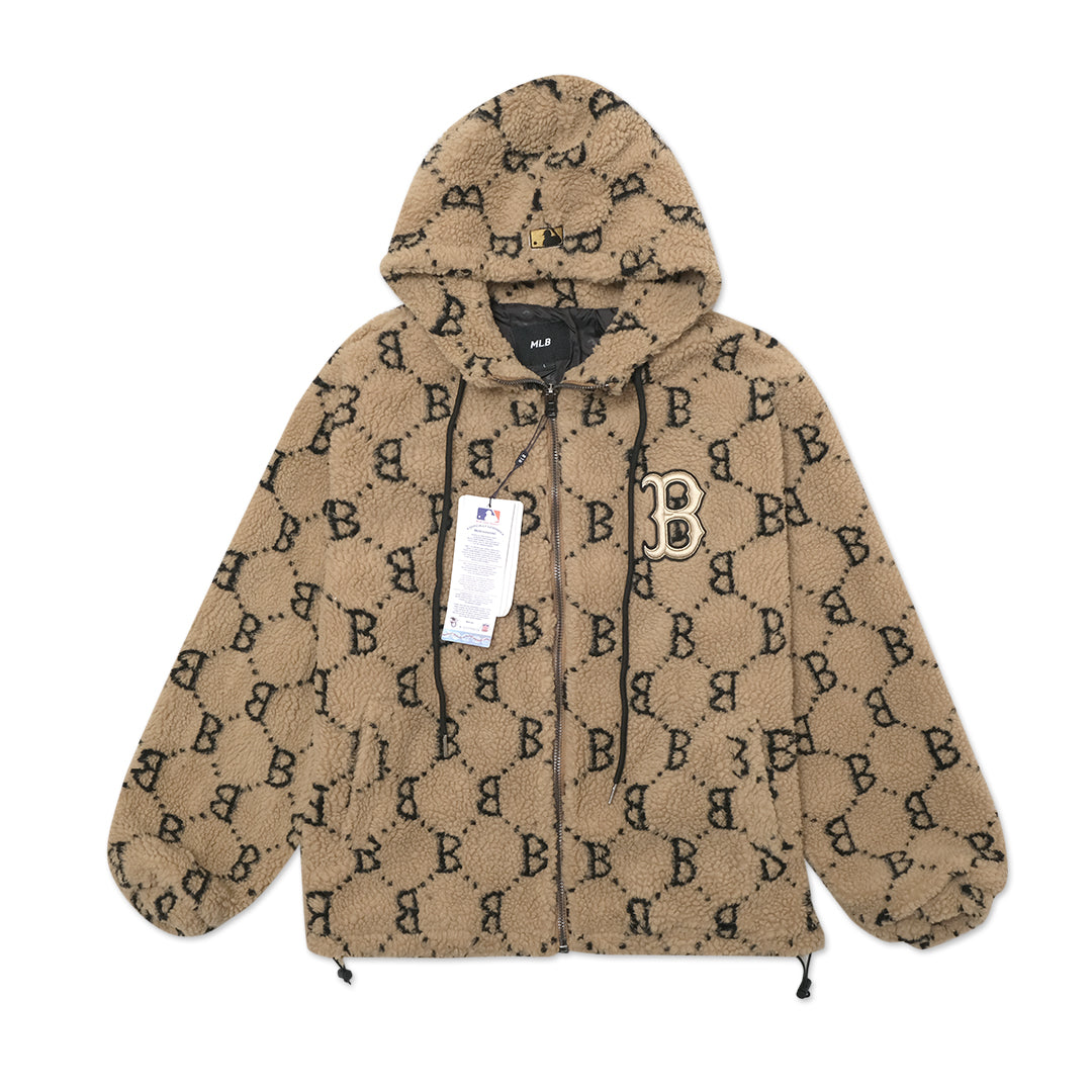 M7B Monogram Dumble Fleece Hooded Jacket