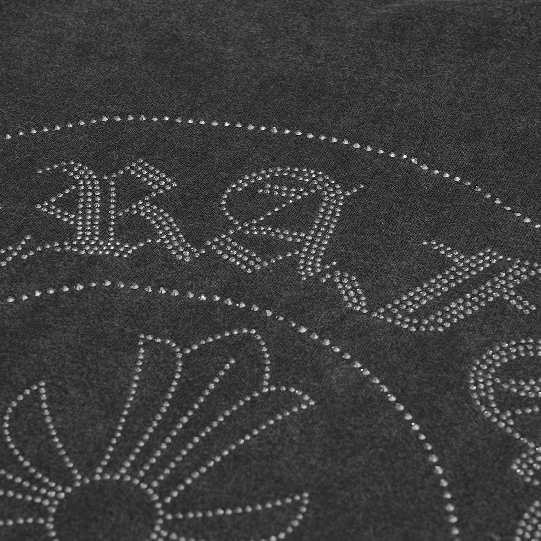 Chrome Hearts Silver Horseshoe Beads Washed T-Shirt