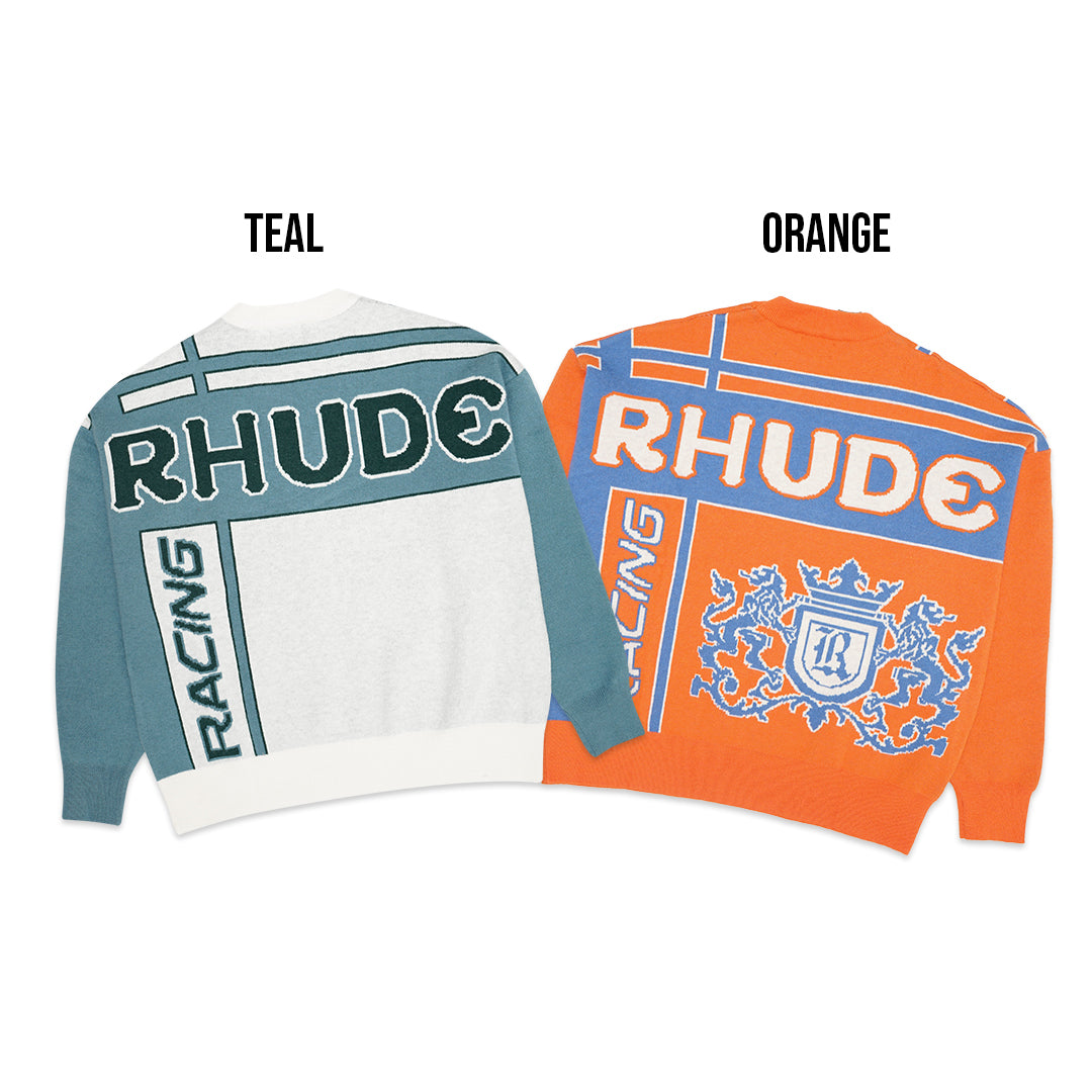 Rhude Palm Knit Crewneck Sweater